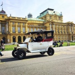 Old Zagreb sightseeing tour at Croatian National Theater